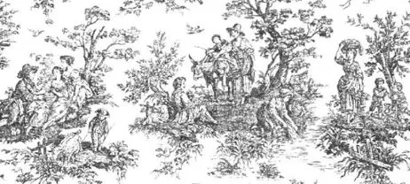 Black toile toilet paper cover handmade French country bathroom decor by Christy Crafted Covers